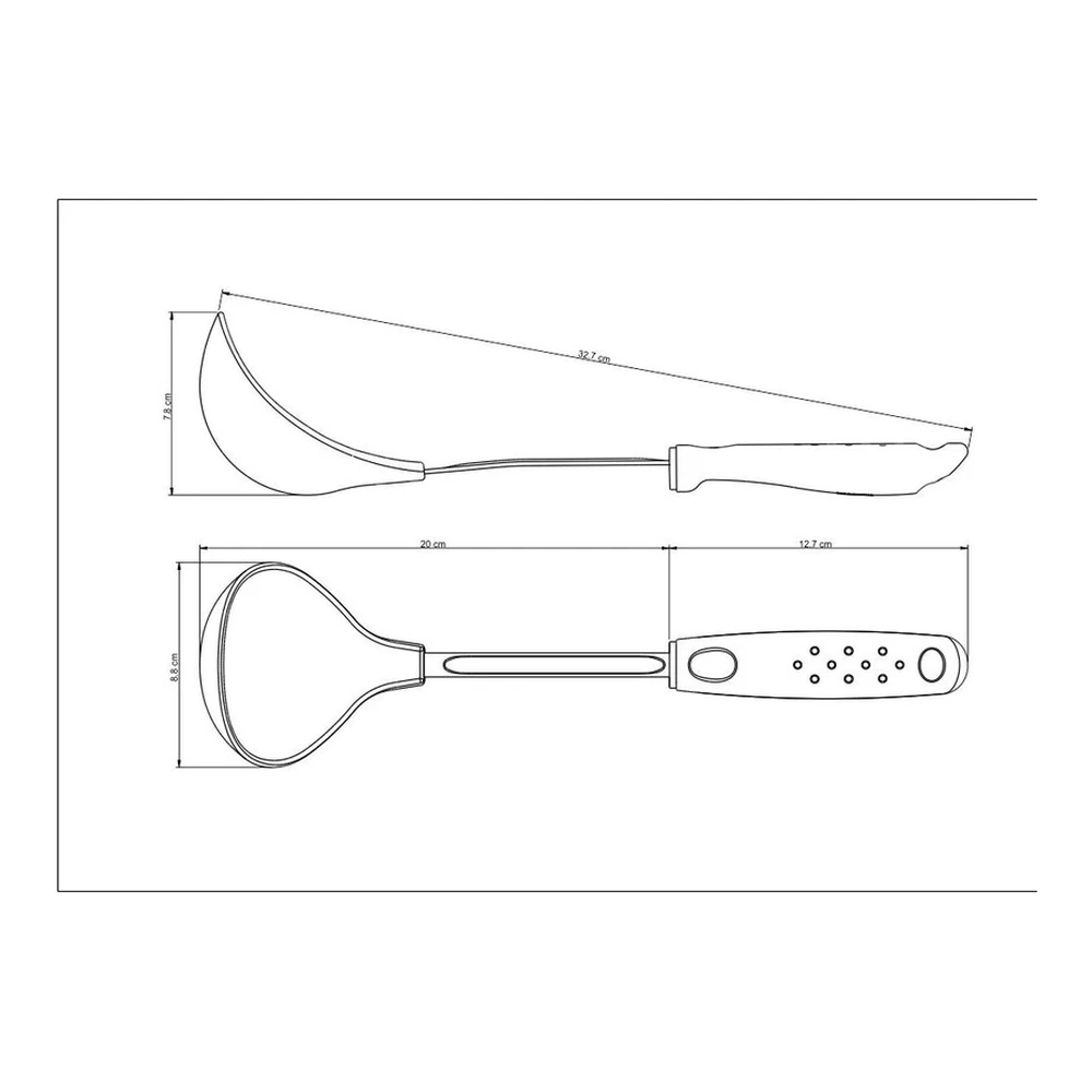 CUCHARON NYLON UTILITA TRAMONTINA T256927 5