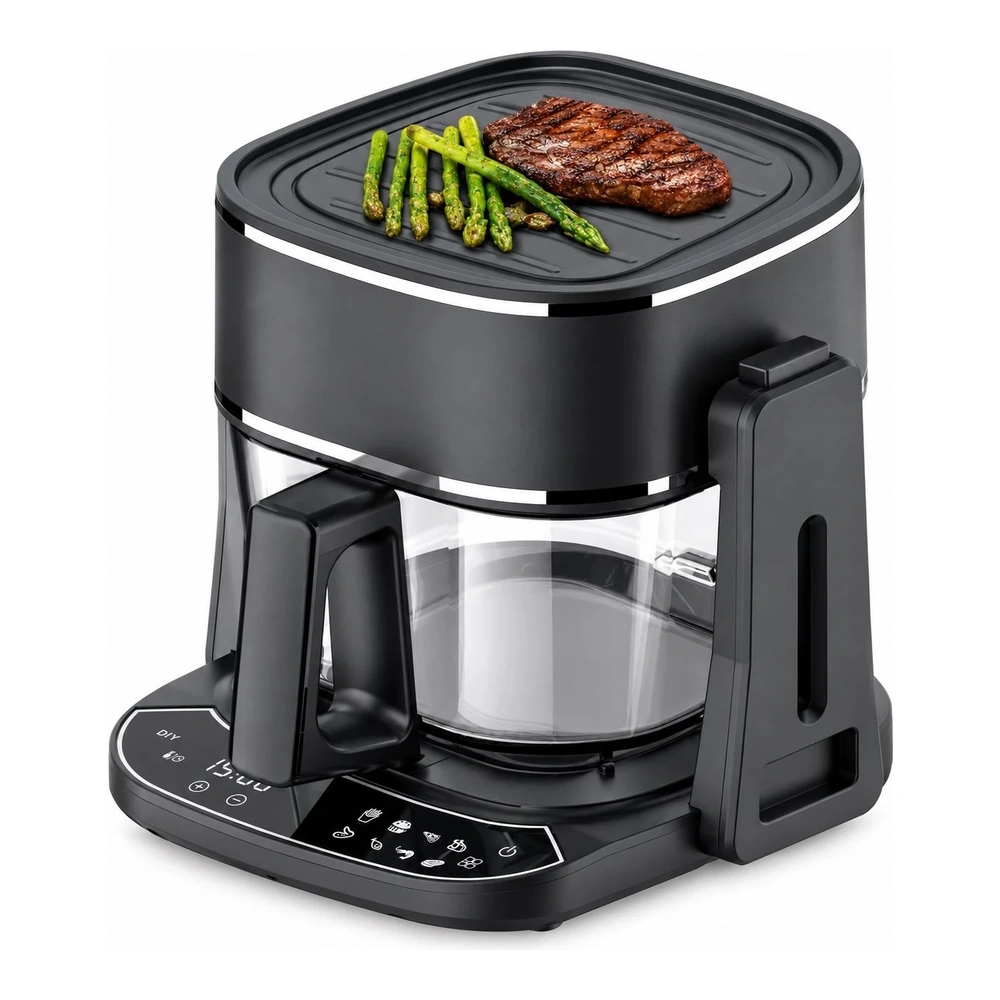 FREIDORA SIN ACEITE SPEED 4.5L 3 EN 1 1200-1400W 50/60HZ DIGITAL SFSA4.5L3X1D 2