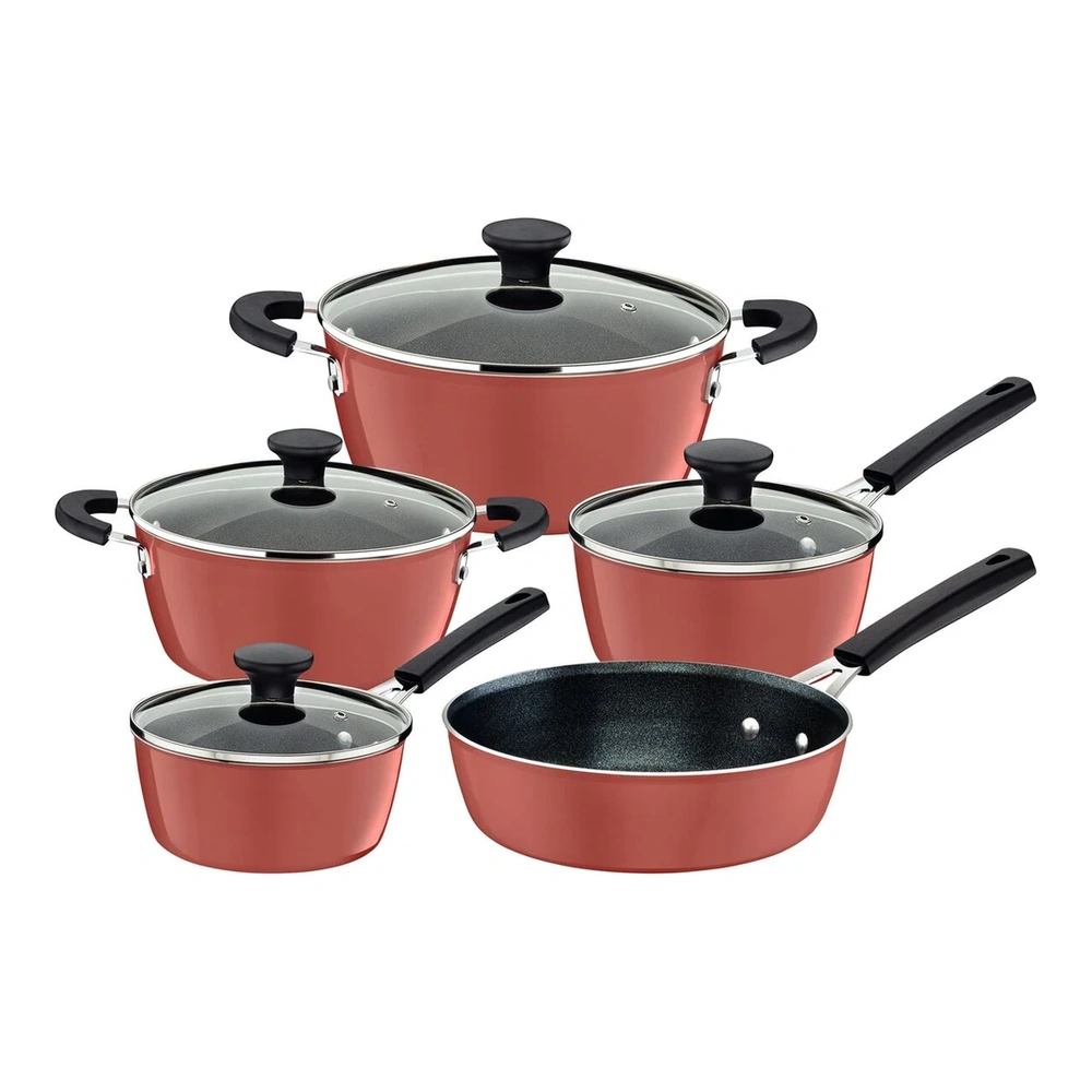 JUEGO DE COCINA 5 PZAS GLENZ TRAMONTINA T286993 2