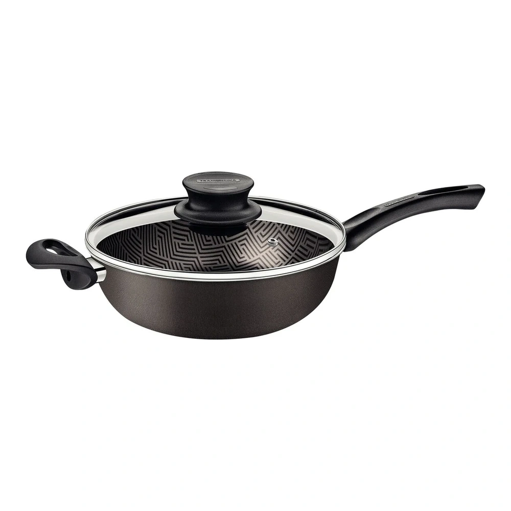 SARTEN HONDA COM TAPA 24 CM PARIS TRAMONTINA T285181 2