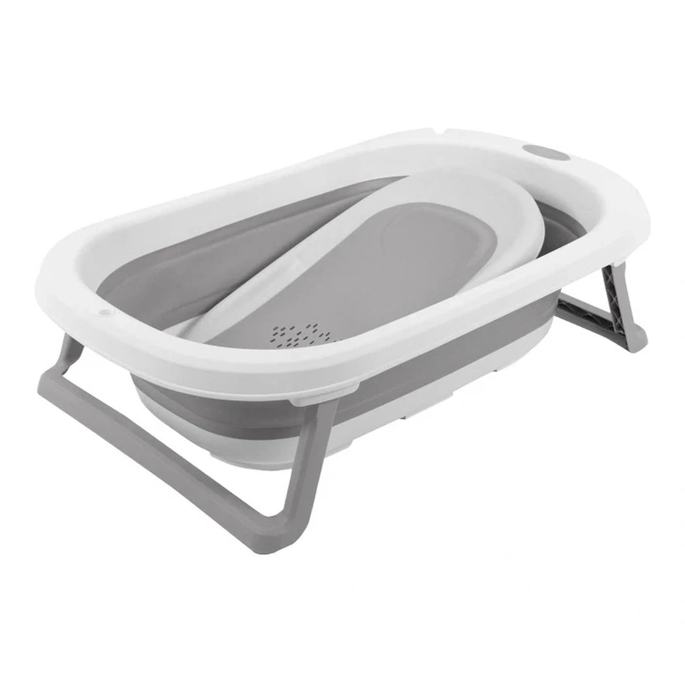 BAÑERA PLEGABLE PREMIUM BABY CON REDUCTOR GRIS