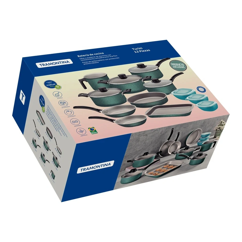 JUEGO DE COCINA 12 PZAS TRAMONTINA T27899Y 4