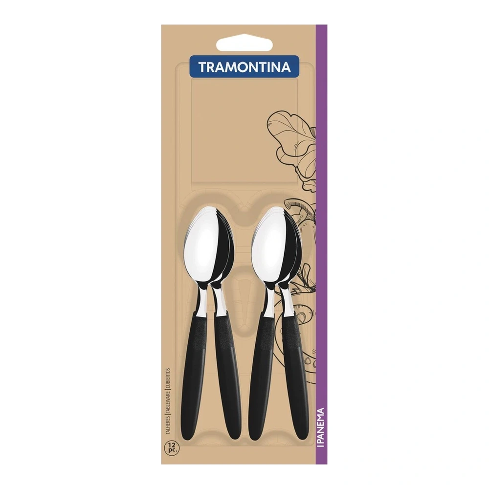 JUEGO  CUCHARAS TE 12PZAS IPANEMA TRAMONTINA T233671 3