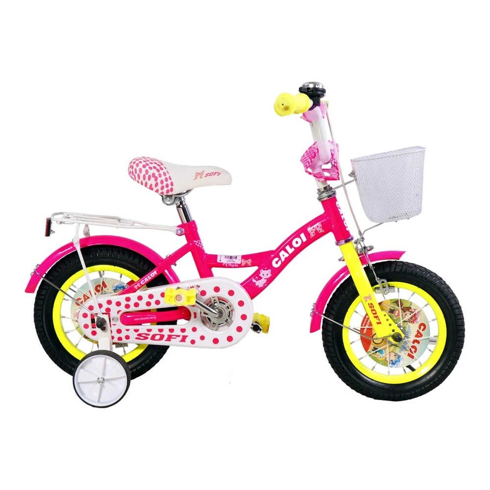 BICICLETA CALOI SOFI 12" FUCSIA