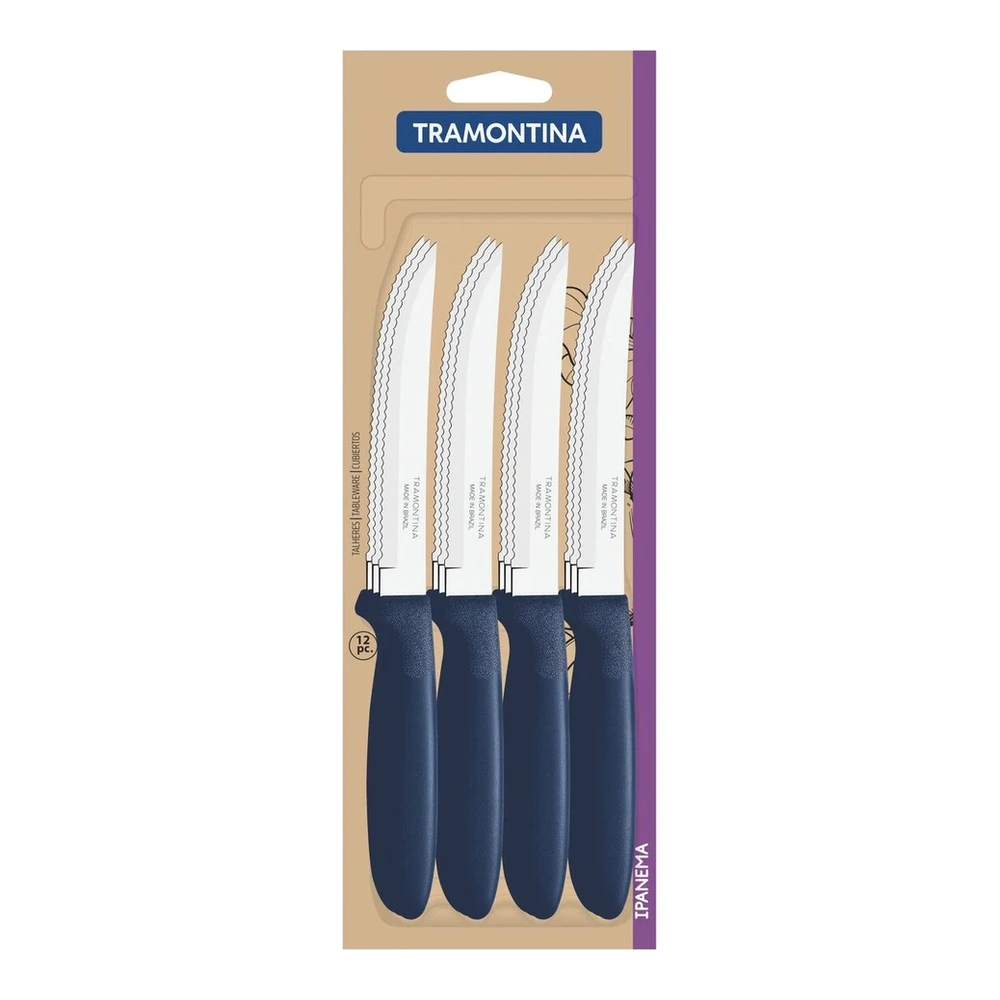 JUEGO  CUCHILLOS ASADO 12PZAS IPANEM TRAMONTINA T233602 3