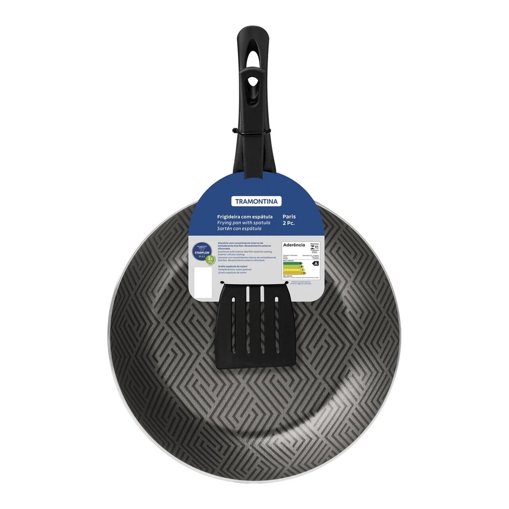 SARTEN 30 CM CON ESPATULA PARIS TRAMONTINA T285087 4