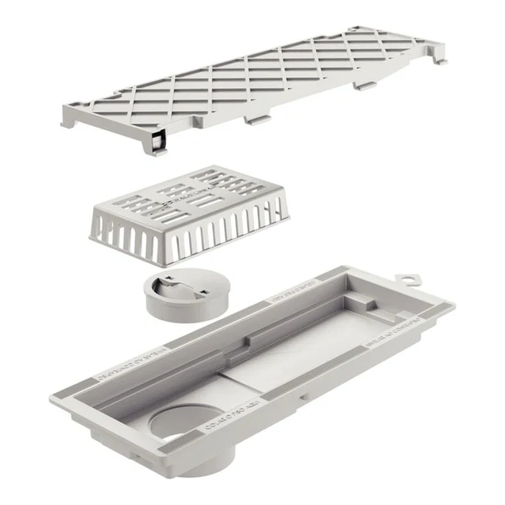 REJILLA PVC RENTANGULARANEGROULAR OCULTO 70X250 TRAMONTINA T945351 3