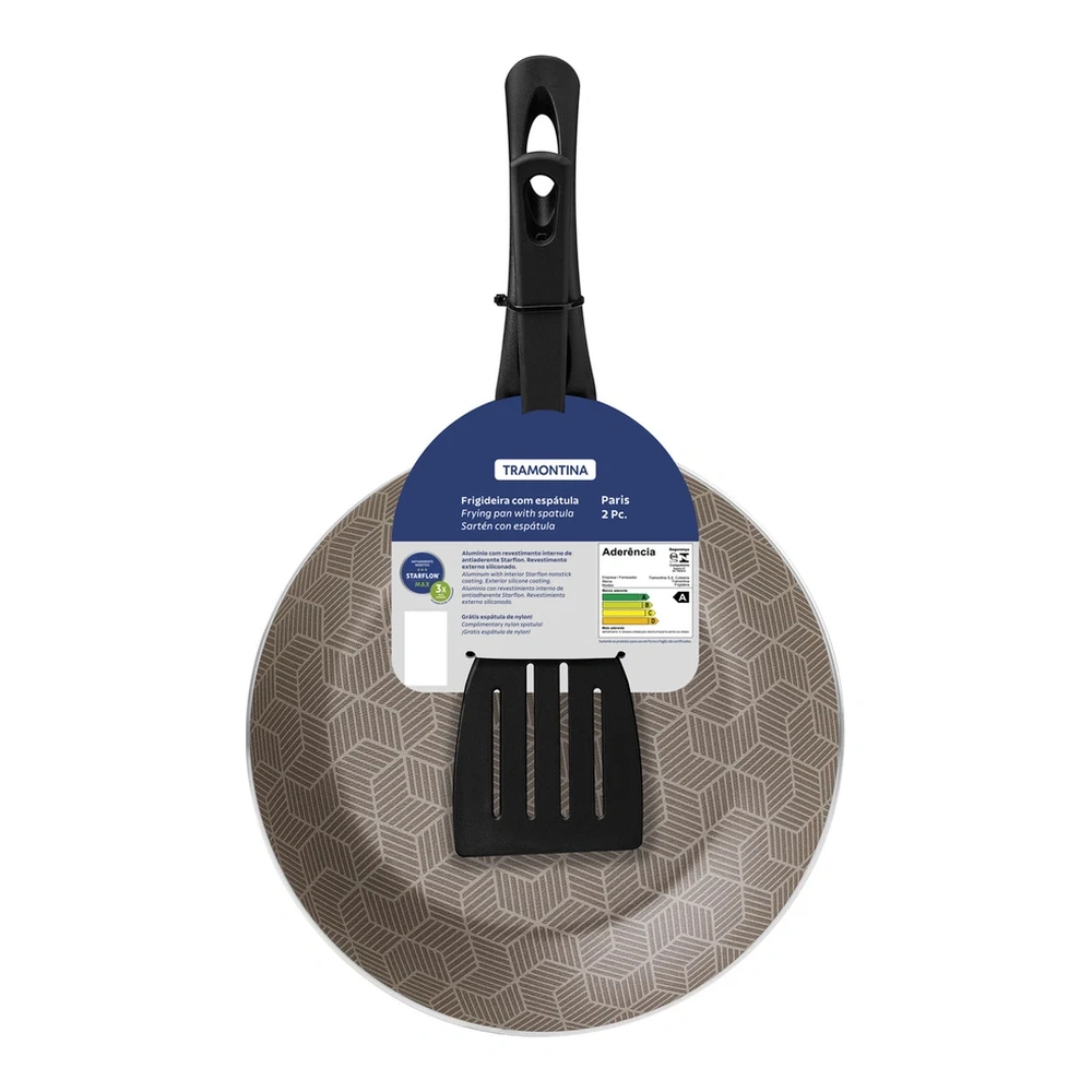 SARTEN 24 CM CON ESPATULA PARIS TRAMONTINA T28508B 4