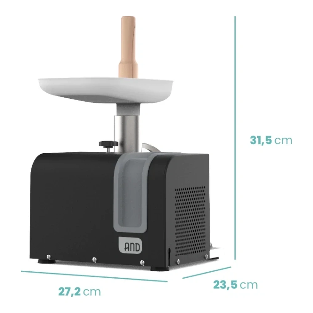 MOLINO DE CARNE/EXTRUS N°8 30KG/H 1/3CV Negro AND 6182-3910