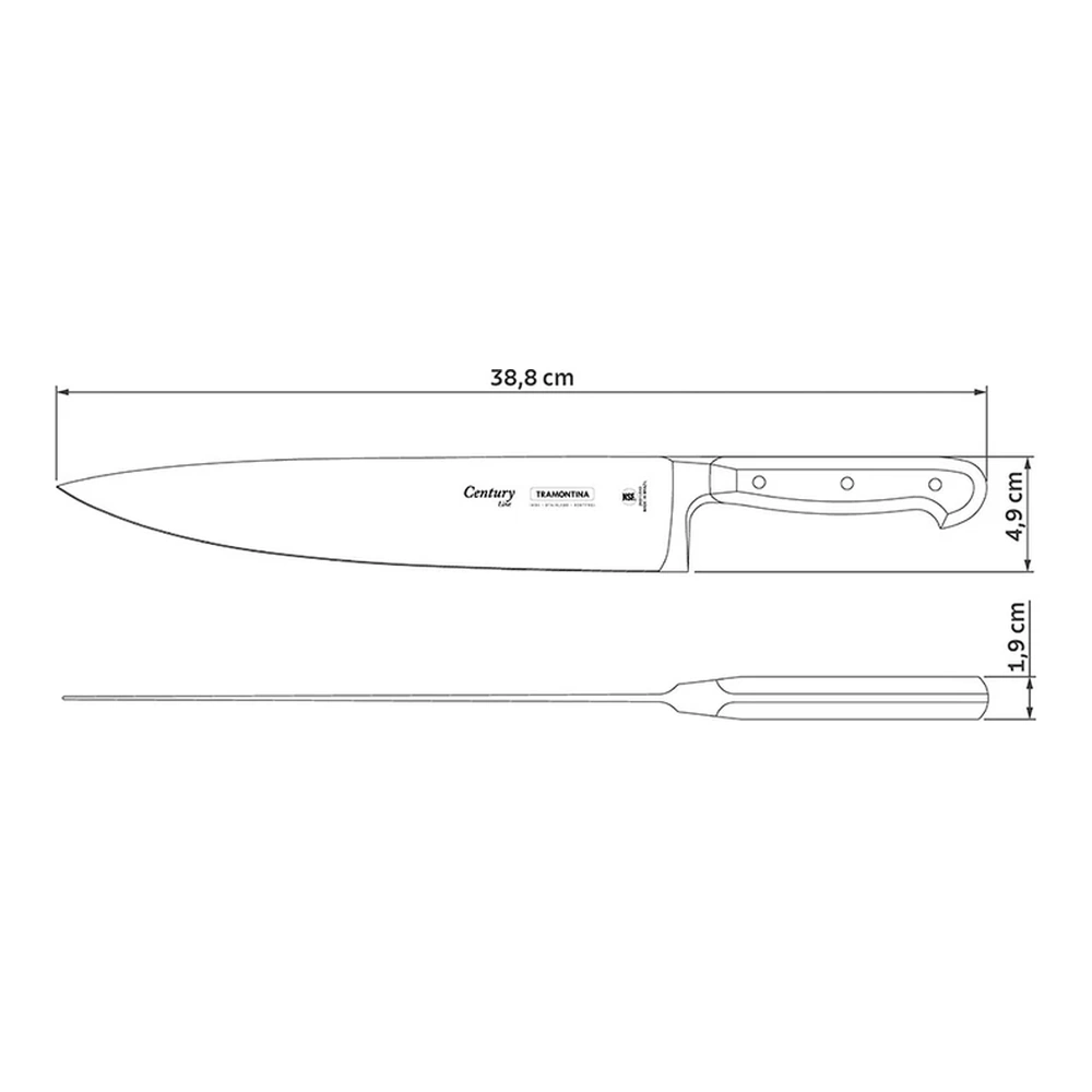 CUCHILLO COCINERO 10 CENTURY TRAMONTINA T240114 4