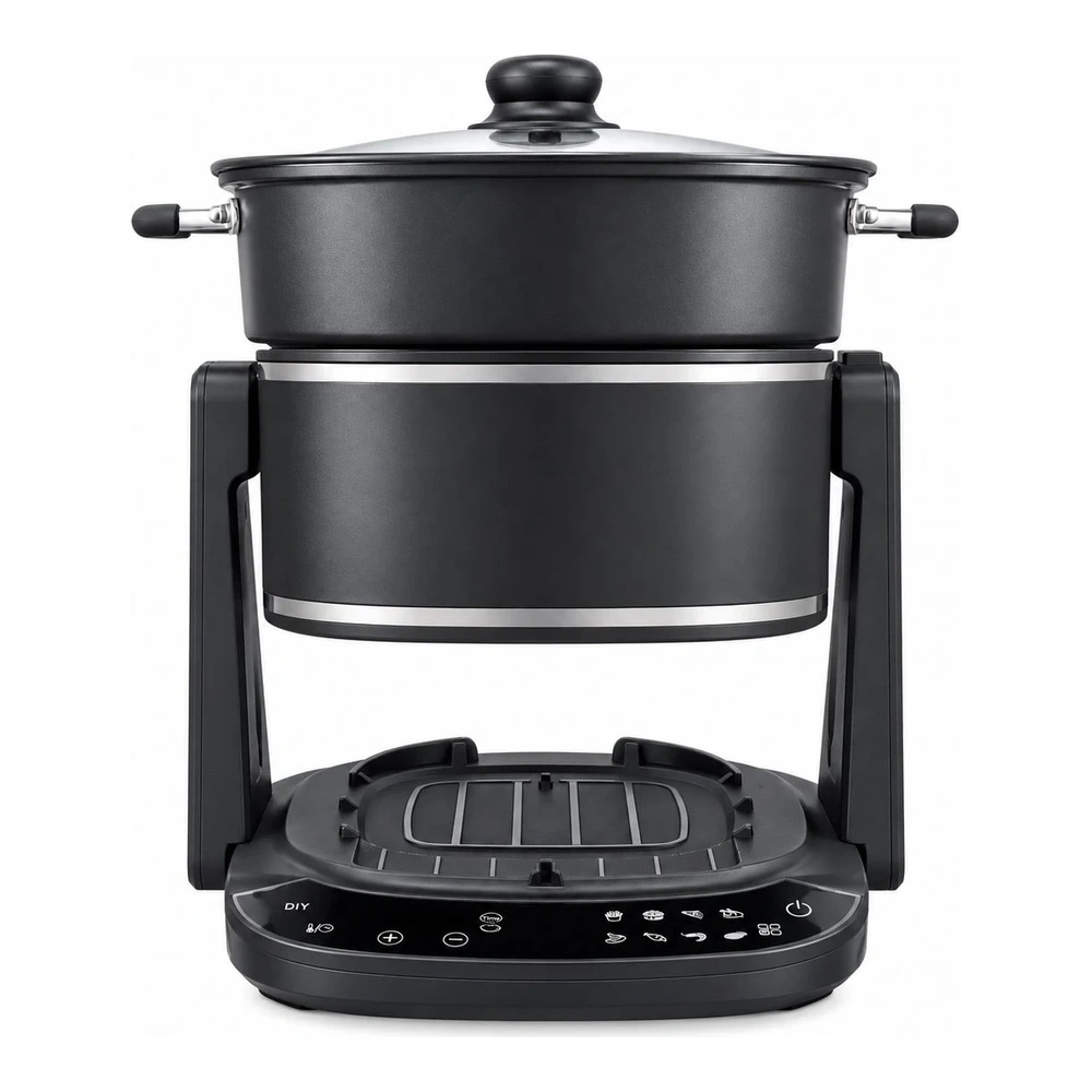 FREIDORA SIN ACEITE SPEED 4.5L 3 EN 1 1200-1400W 50/60HZ DIGITAL SFSA4.5L3X1D