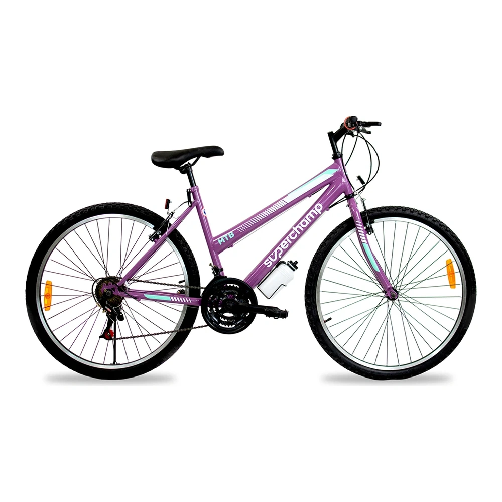 BICICLETA SUPERCHAMP MTB FEM.  20  LILA