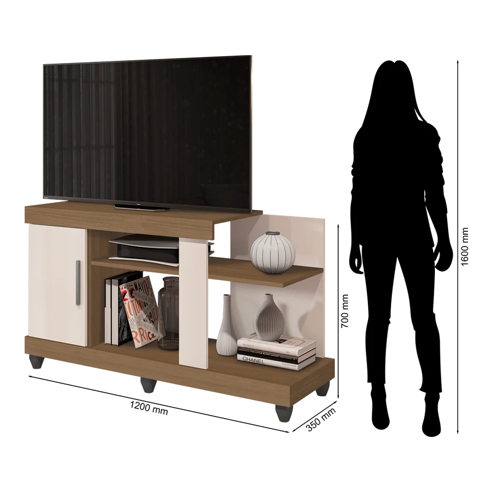Bancada Unanime Canada Carvalho Oak / Nature Off White 2
