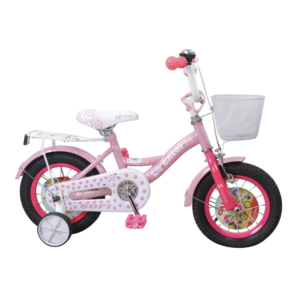 BICICLETA INFANTIL CALOI SOFI 12" ROSADO