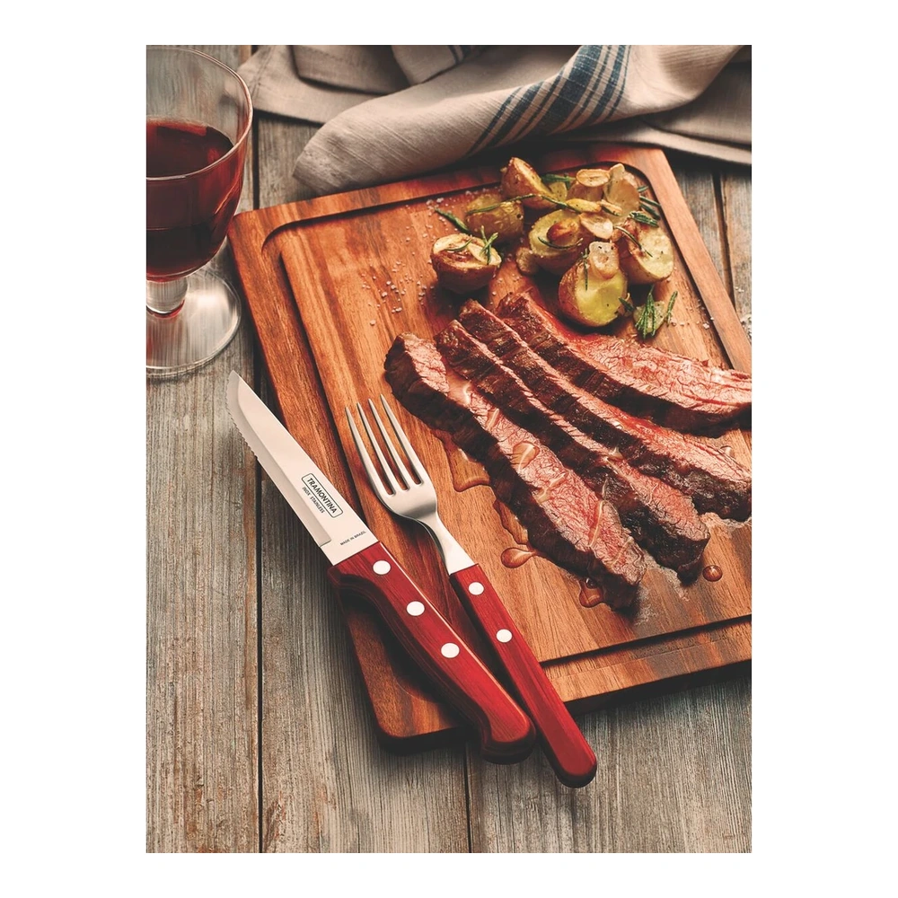 JUEGO CUBIERTOS JUMBO 12 PZAS CHURRASCO TRAMONTINA T21198D 3