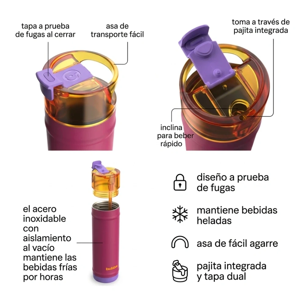 BOTELLA BUBBA DUALSIP DE 710ML LOCKER LOVE 4