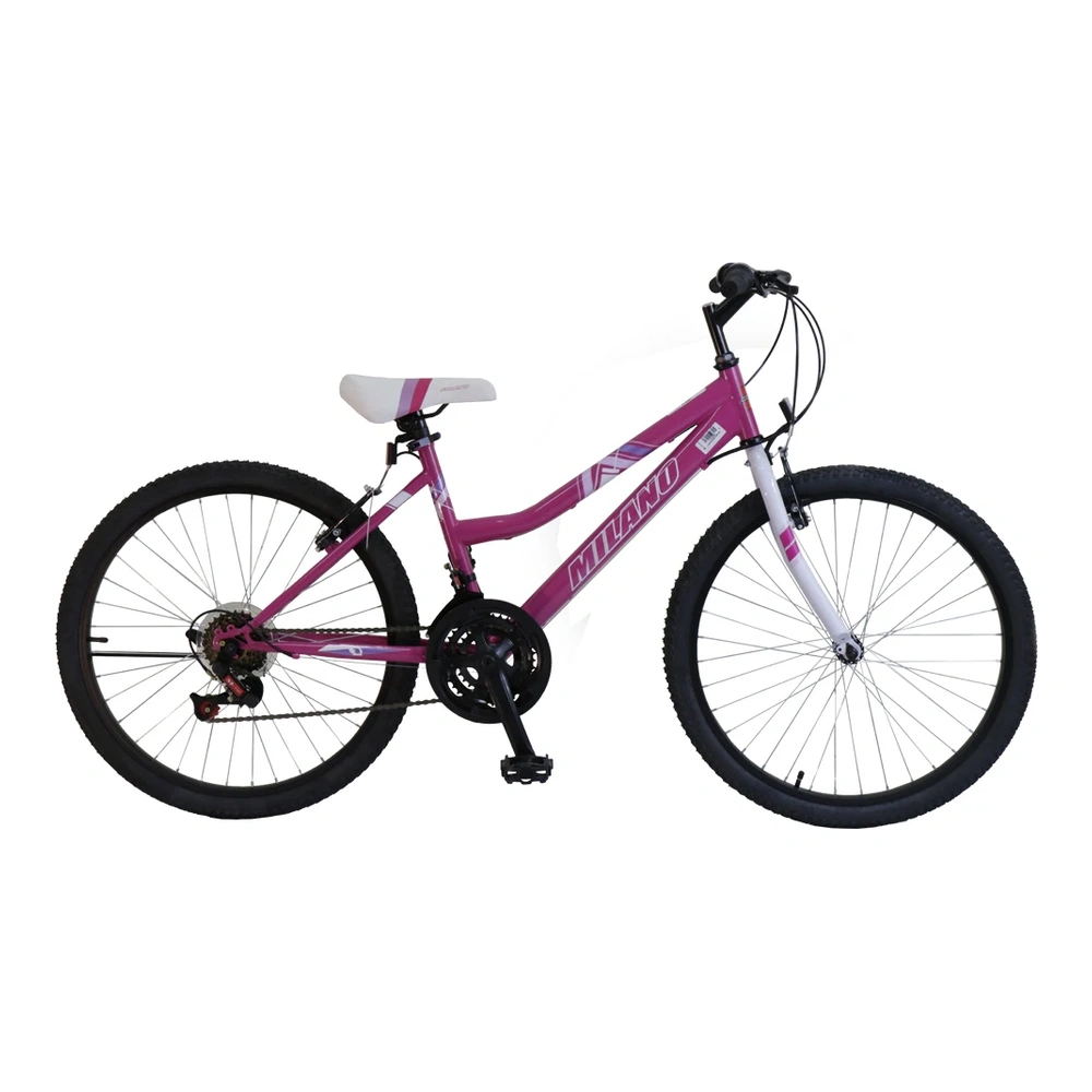 BICICLETA MTB MILANO ACTION 24" FUCSIA
