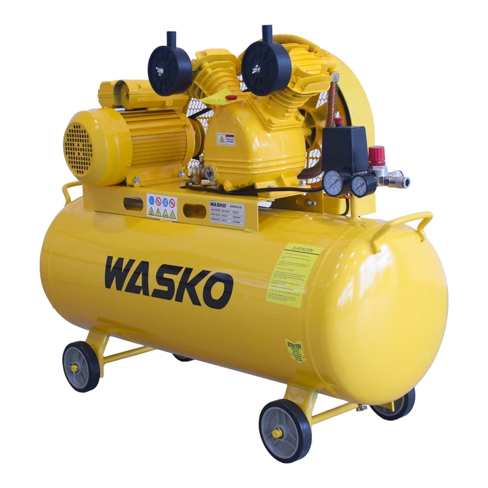 COMPRESOR A CORREA WASKO 3HP 220V 100L