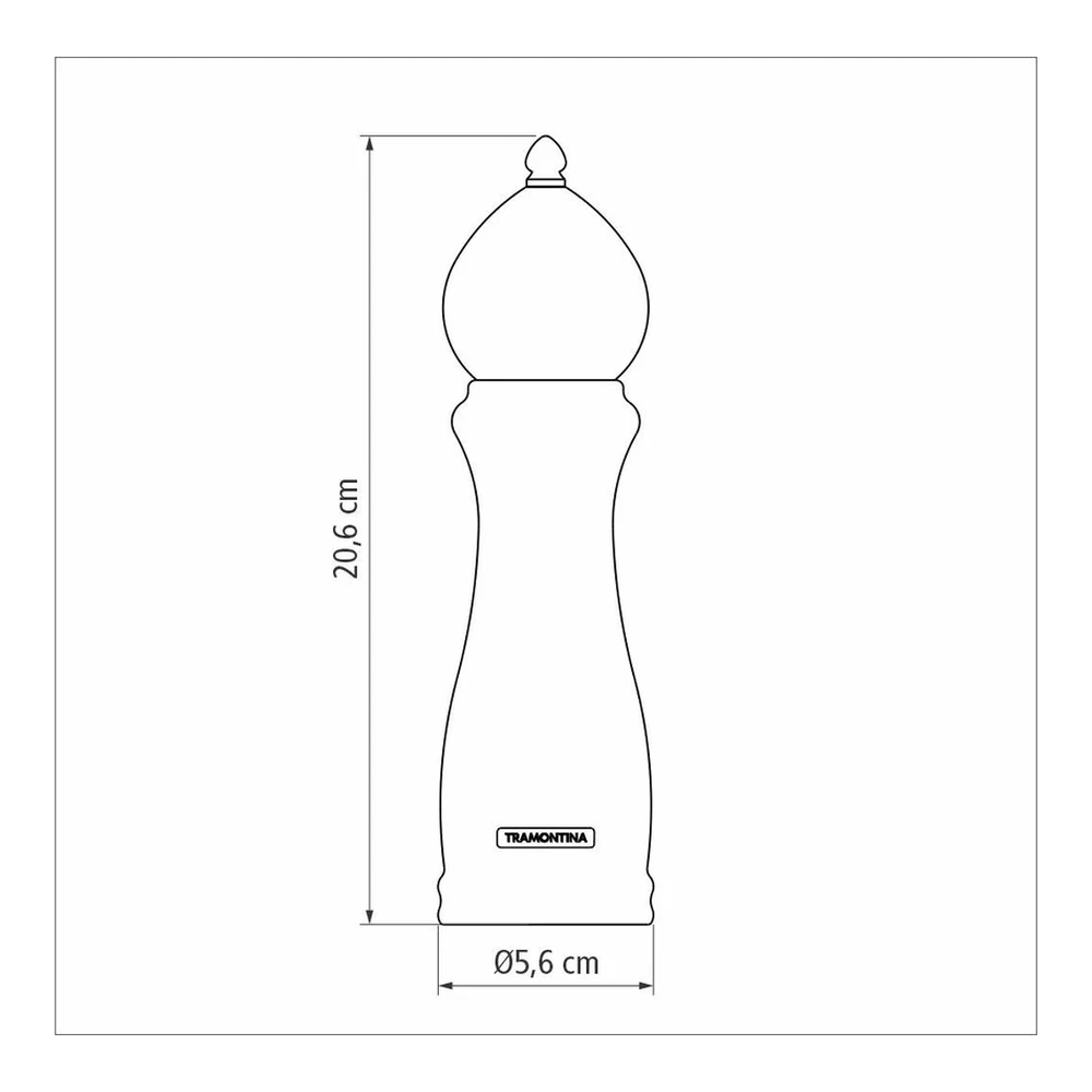 MOLINILLO PARA SAL O PIMIENTA 8 CHURRASCO TRAMONTINA T26456 5