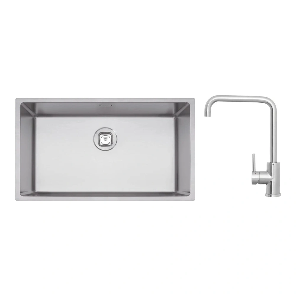 CUBETA ACERO QUAD 70X40X20,5 CON MEZCLADOR TRAMONTINA T940001 2