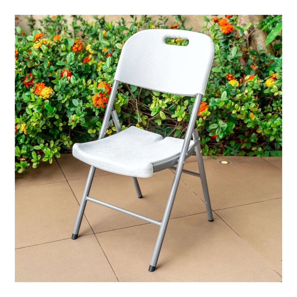 SILLA PLEGABLE UNIQUE BLANCA SPB