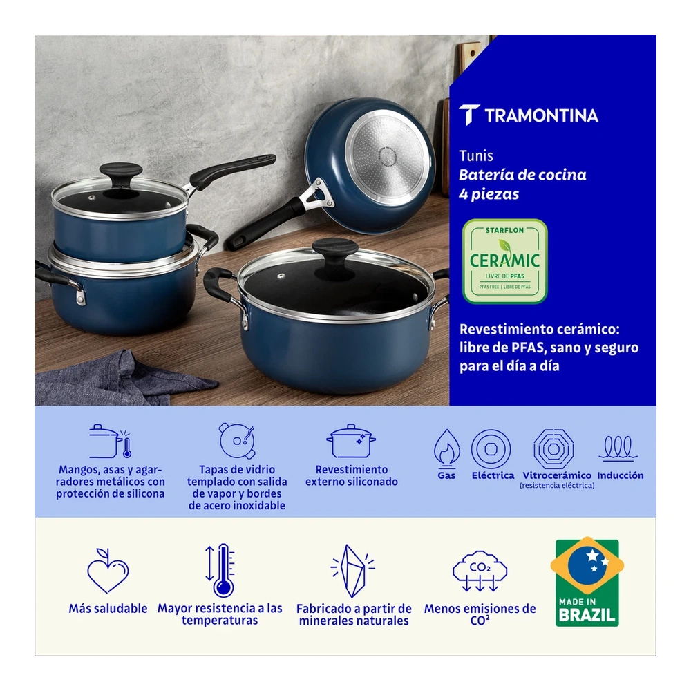 JUEGO DE COCINA 4 PZAS TUNIS TRAMONTINA T287995 3