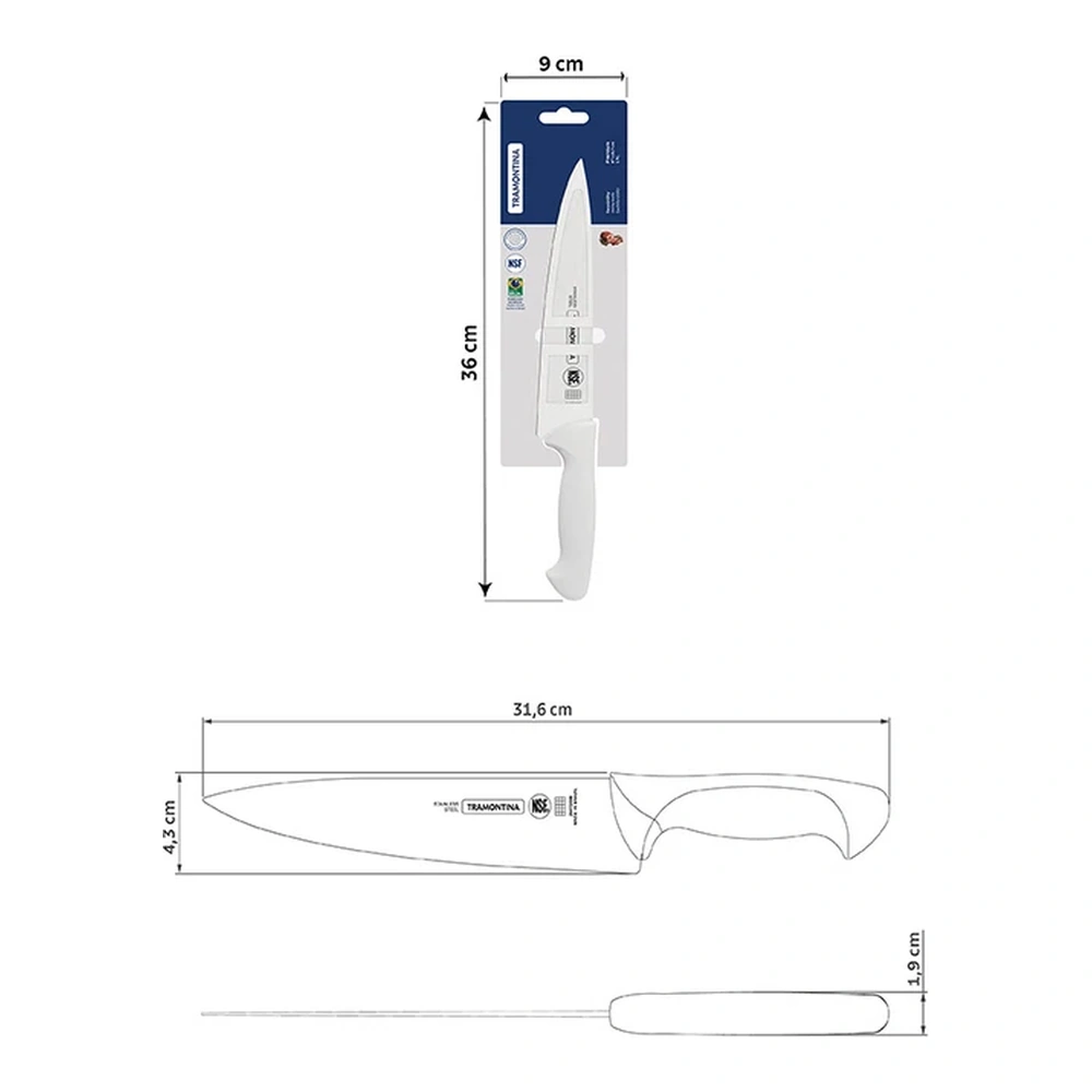 CUCHILLO PARA CARNE 8 PREMIUM TRAMONTINA T244722 4