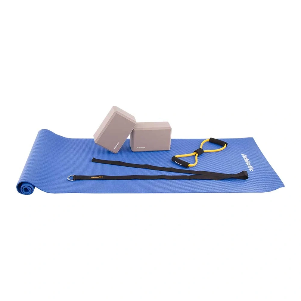 KIT ATHLETIC 3 FITNESS MAT+BLOCK+SUJETAD