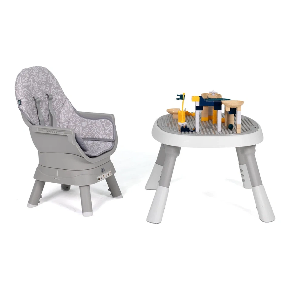 SILLA DE COMER PREMIUM BABY PARA BEBE DAKOTA 2.0 (GRIS) 5