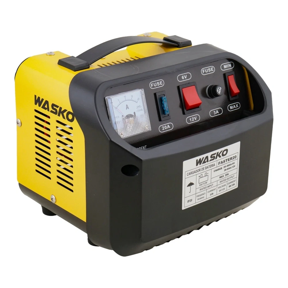 CARGADOR DE BATERIA WASKO 20A