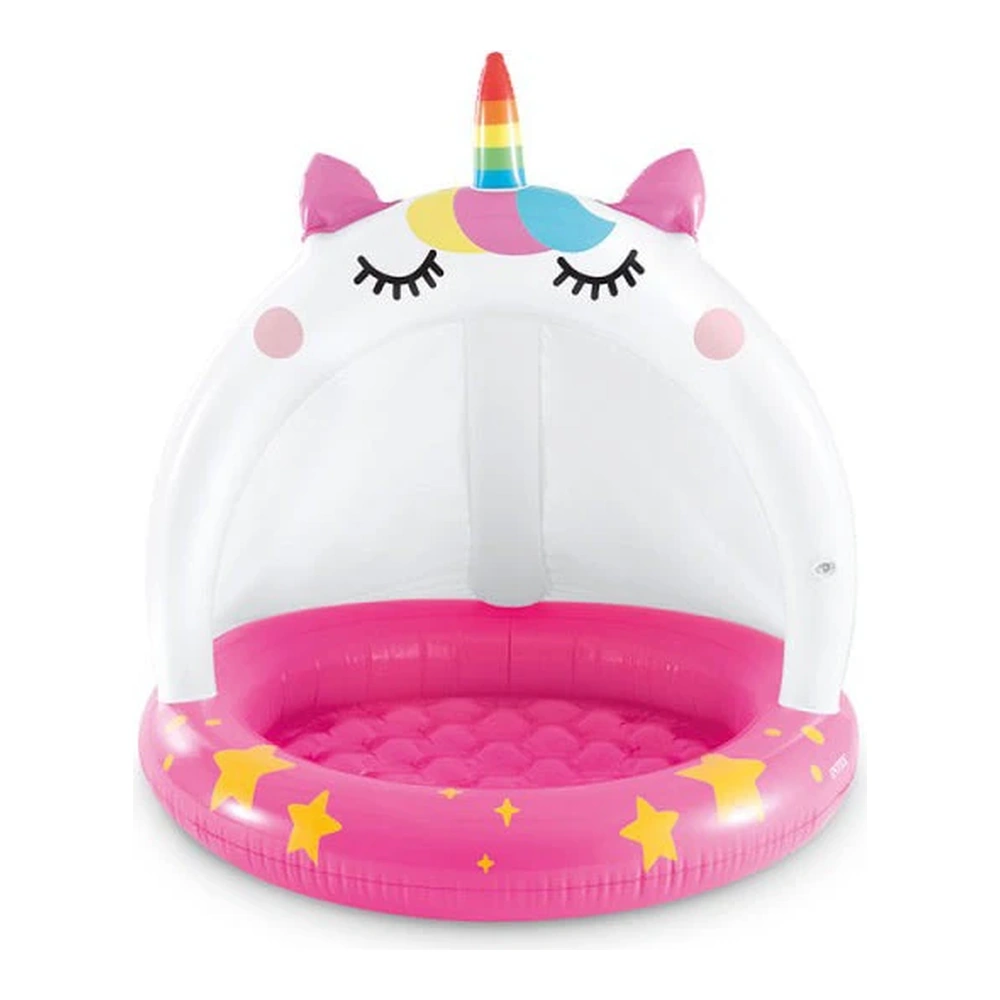 PISCINA UNICORNIO INFLABLE INTEX 102X102CM - 45L I58438