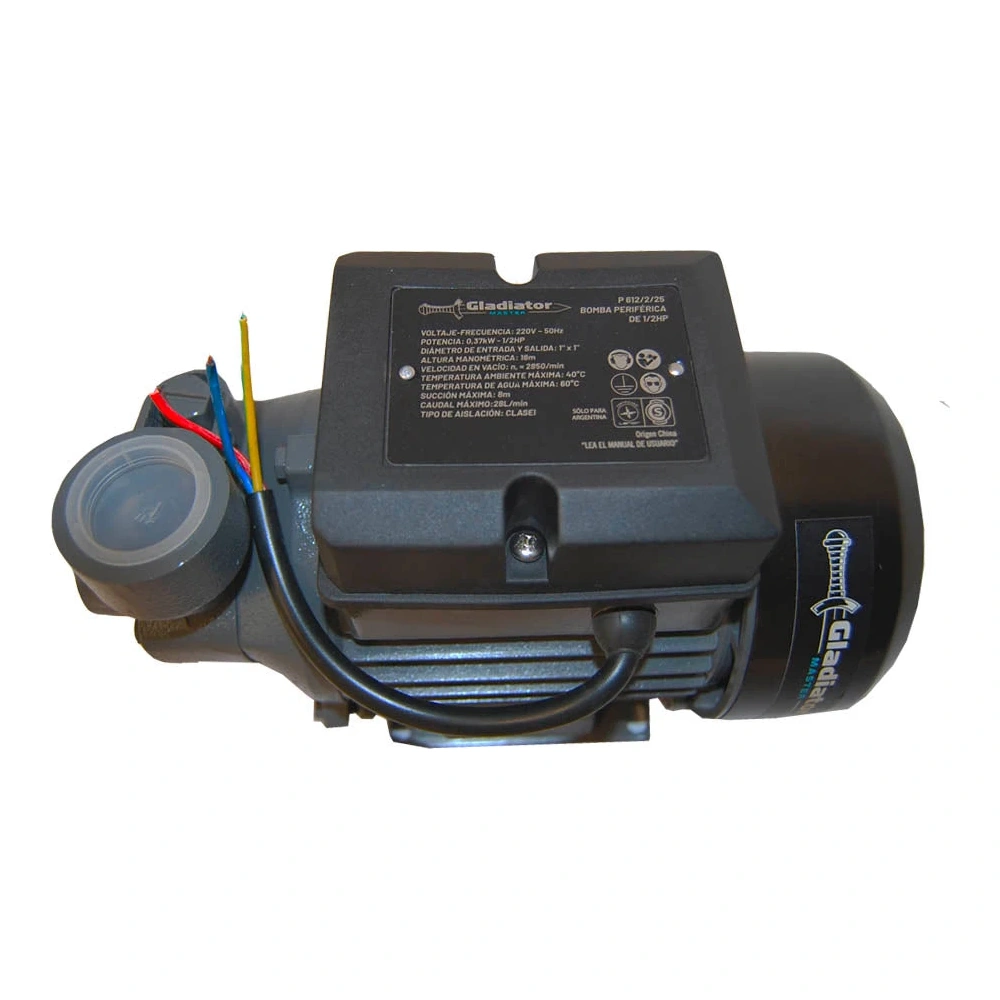 BOMBA PERIFERICA GLADIATOR 1/2 HP 220V/50HZ 3