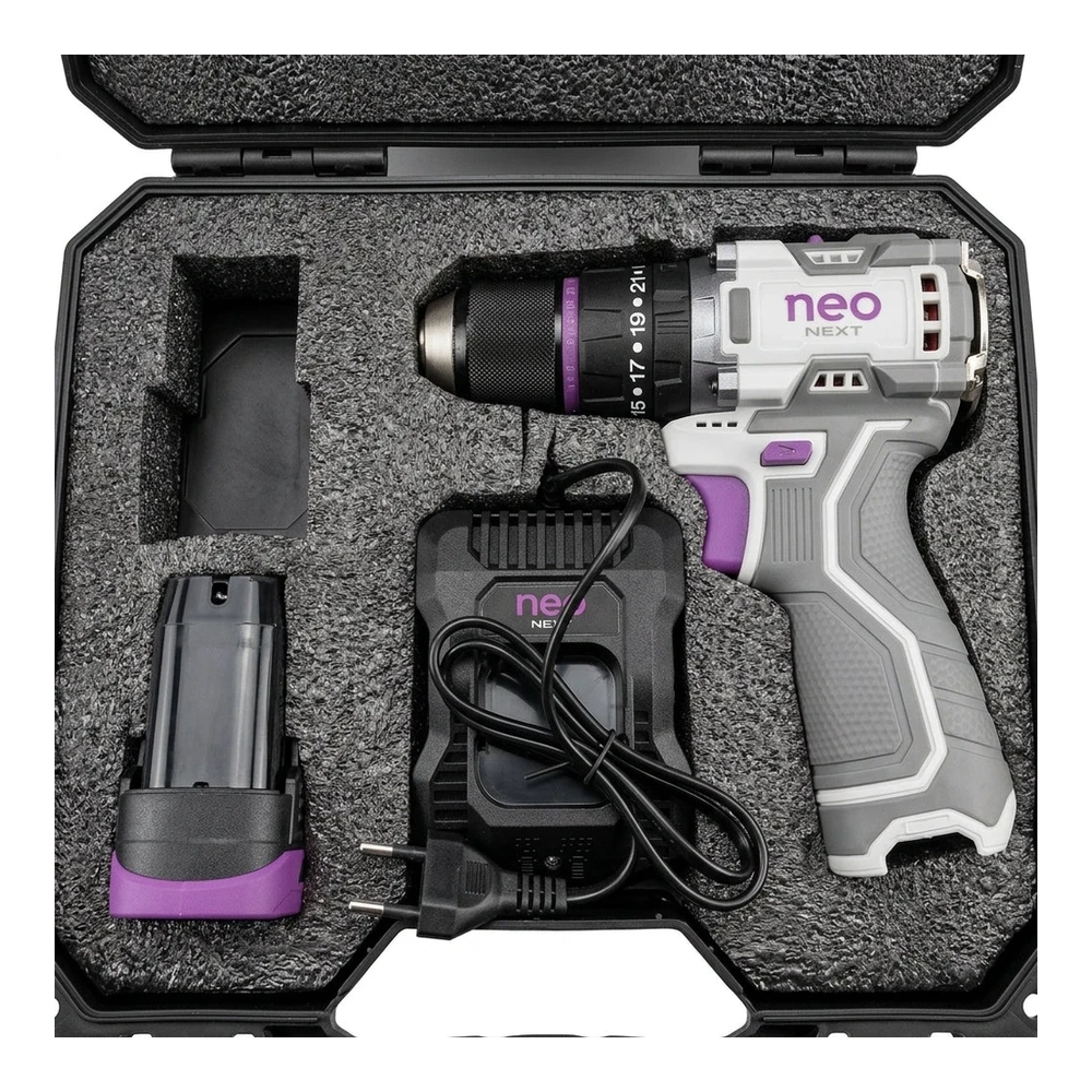 TALADRO DE IMPACTO RECARGABLE 18V + BAT. 2AH + CARG. 1.5AH 55NM EN BMC 3