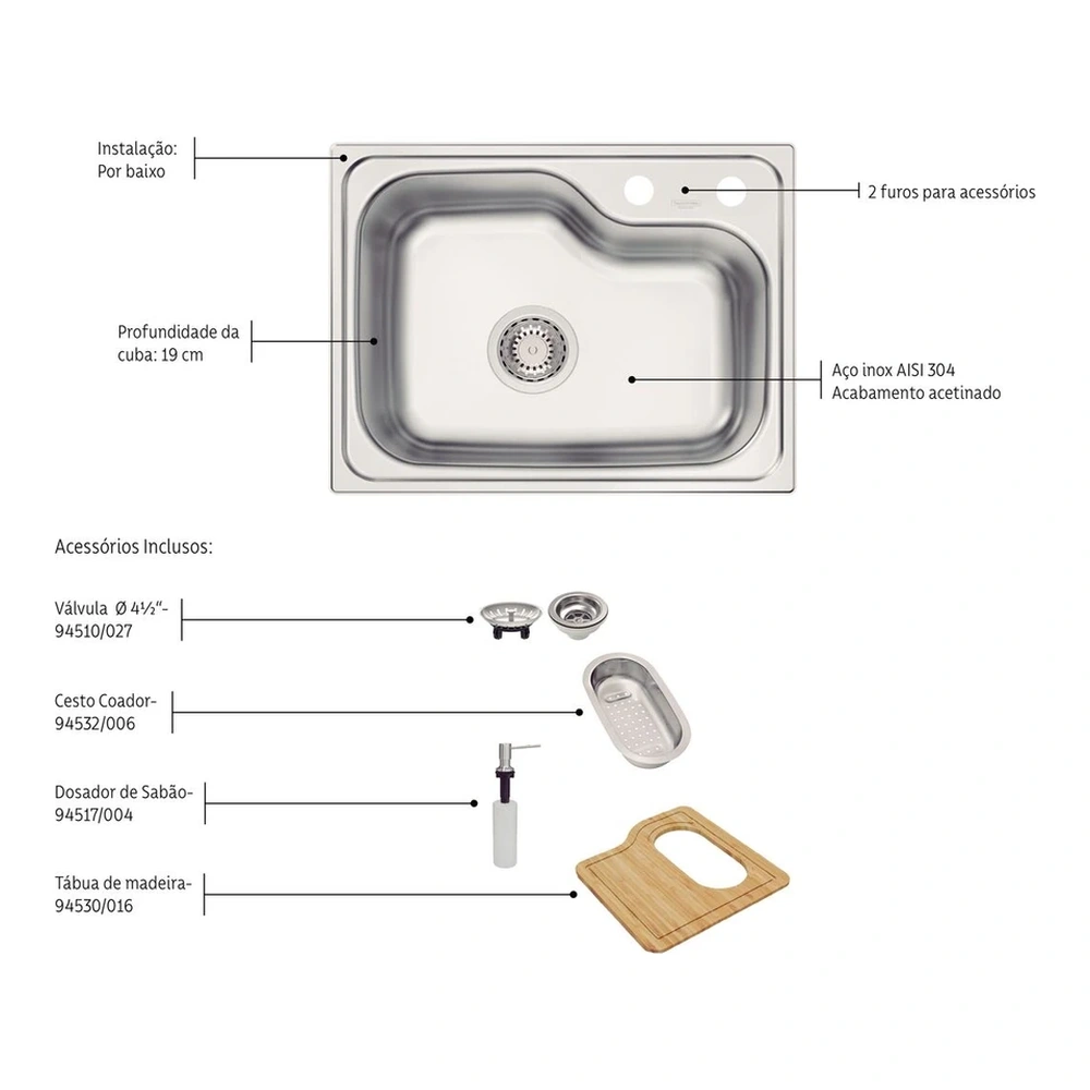 FREG EMP INOX MORG 48FX UNDER CON ACCES TRAMONTINA T938152 3