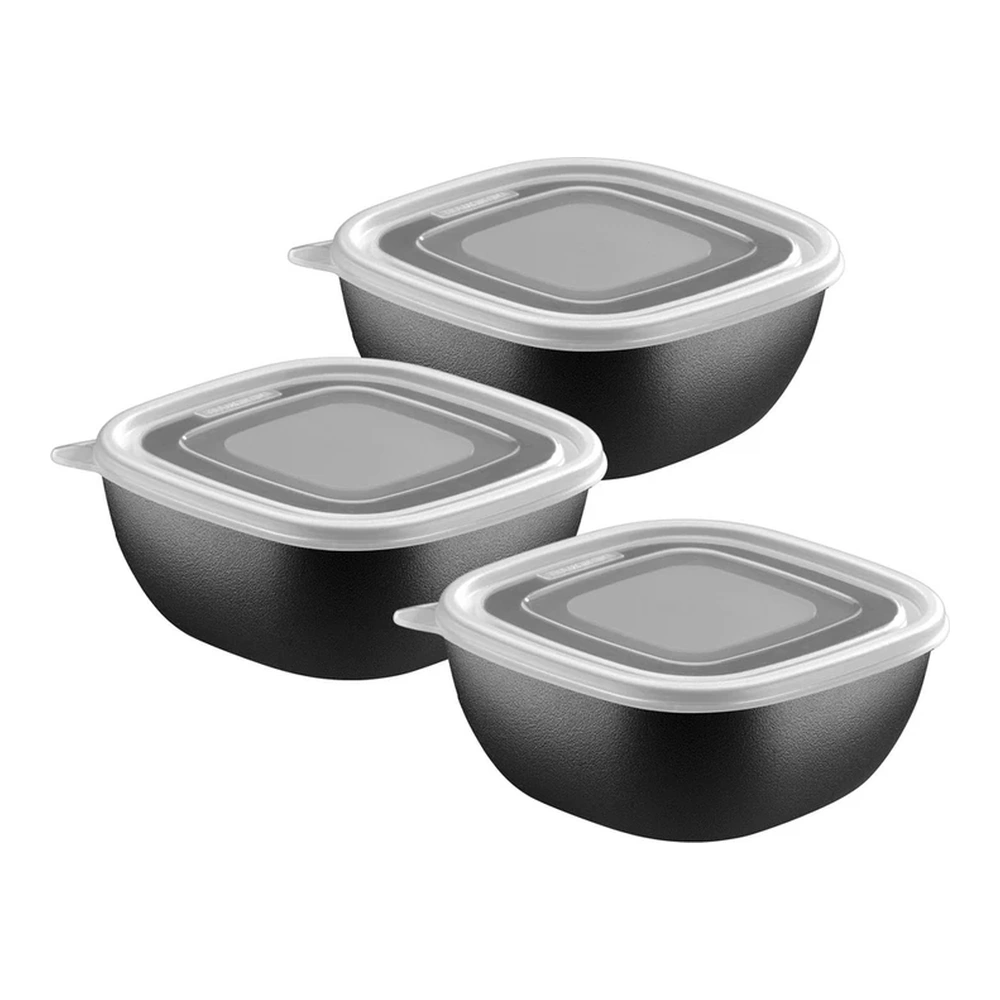 JUEGO  DE POTES 3 PZAS MIXCOLOR TRAMONTINA T250984 2