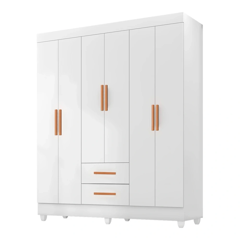 Ropero Unanime Alpes 6 Puertas Blanco