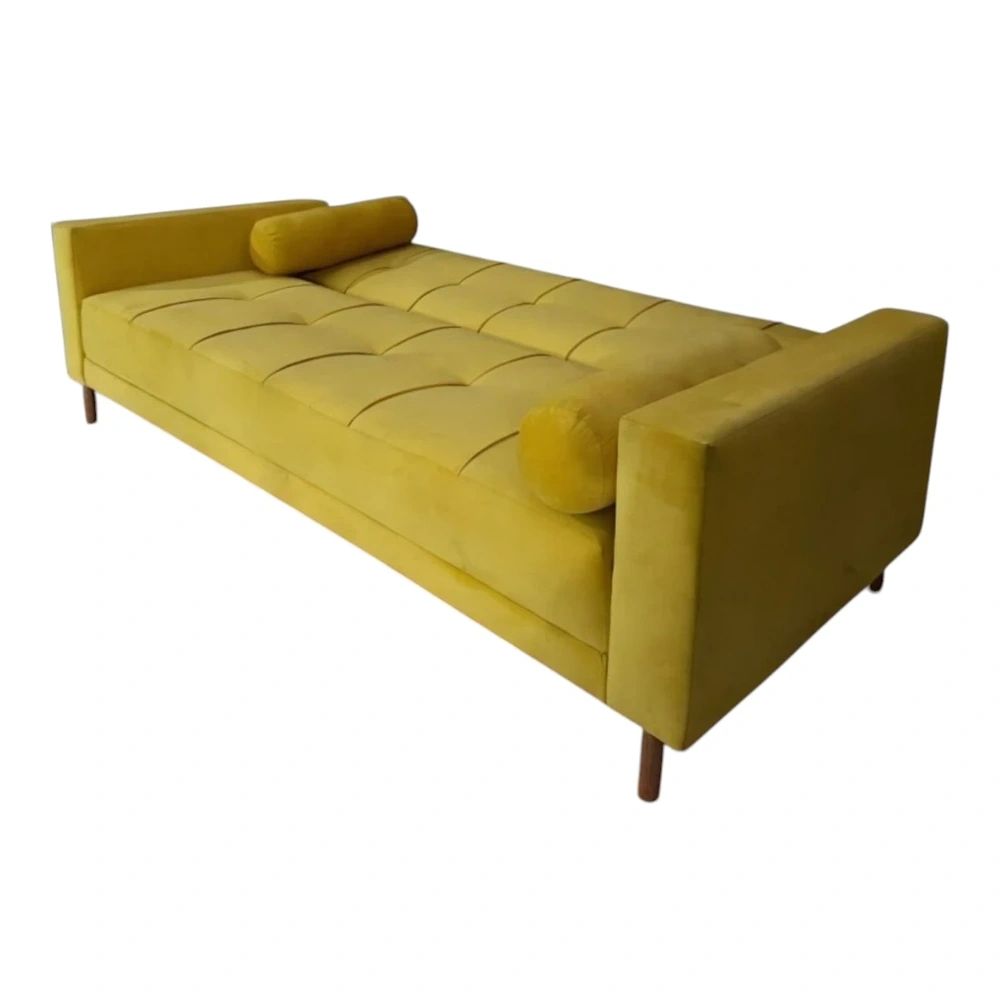Sofá Cama Unanime Valenzuela Amarillo 2