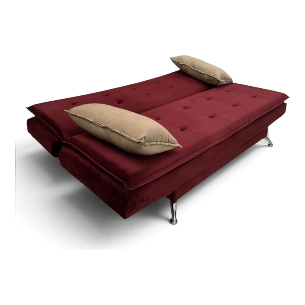 Sofá Cama Unanime Itapua Bordo 2