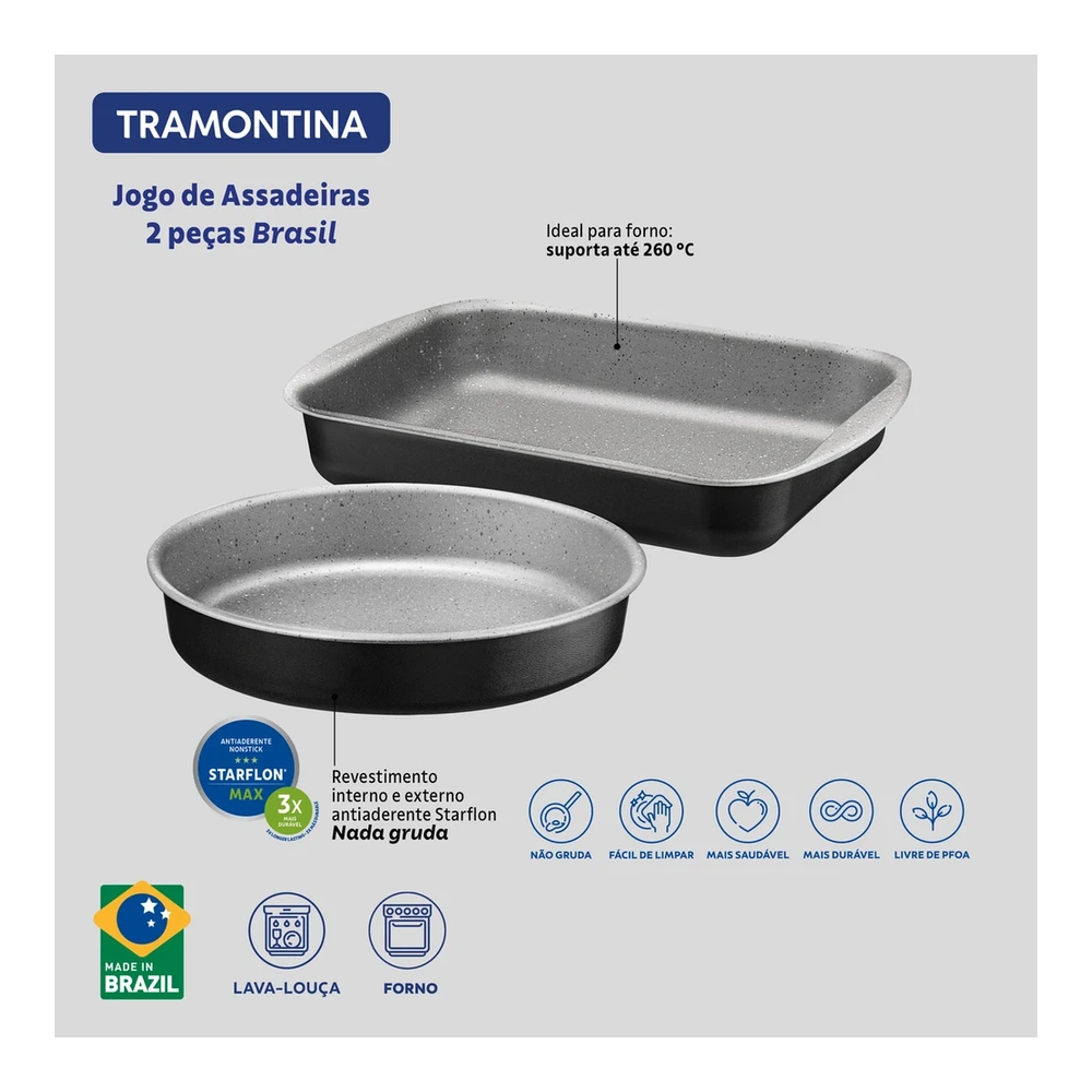 JUEGO  DE ASADERAS 2 PZAS BRASIL TRAMONTINA T200991 4