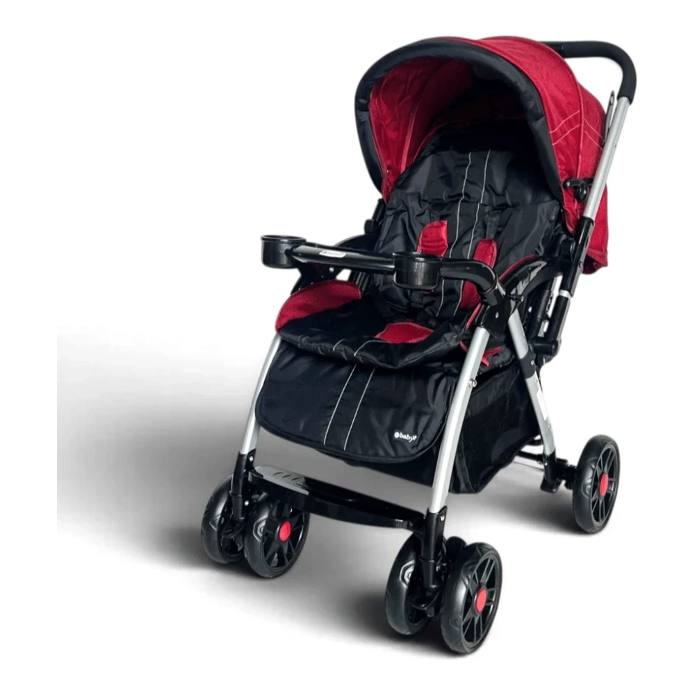 CARRITO CUNA eBABY ROJO 1130-RJ