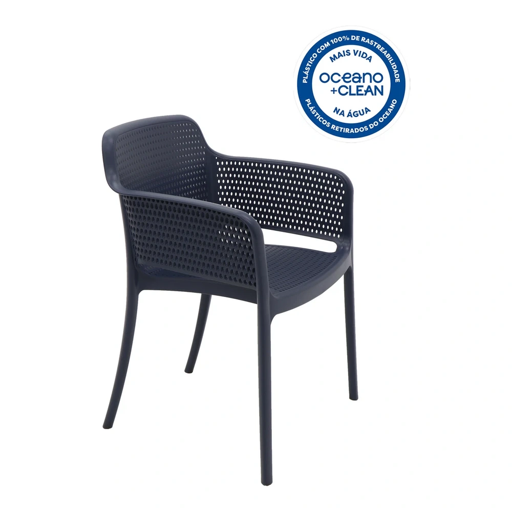 SILLA GABRIELA AZUL ECO TRAMONTINA T921513 2