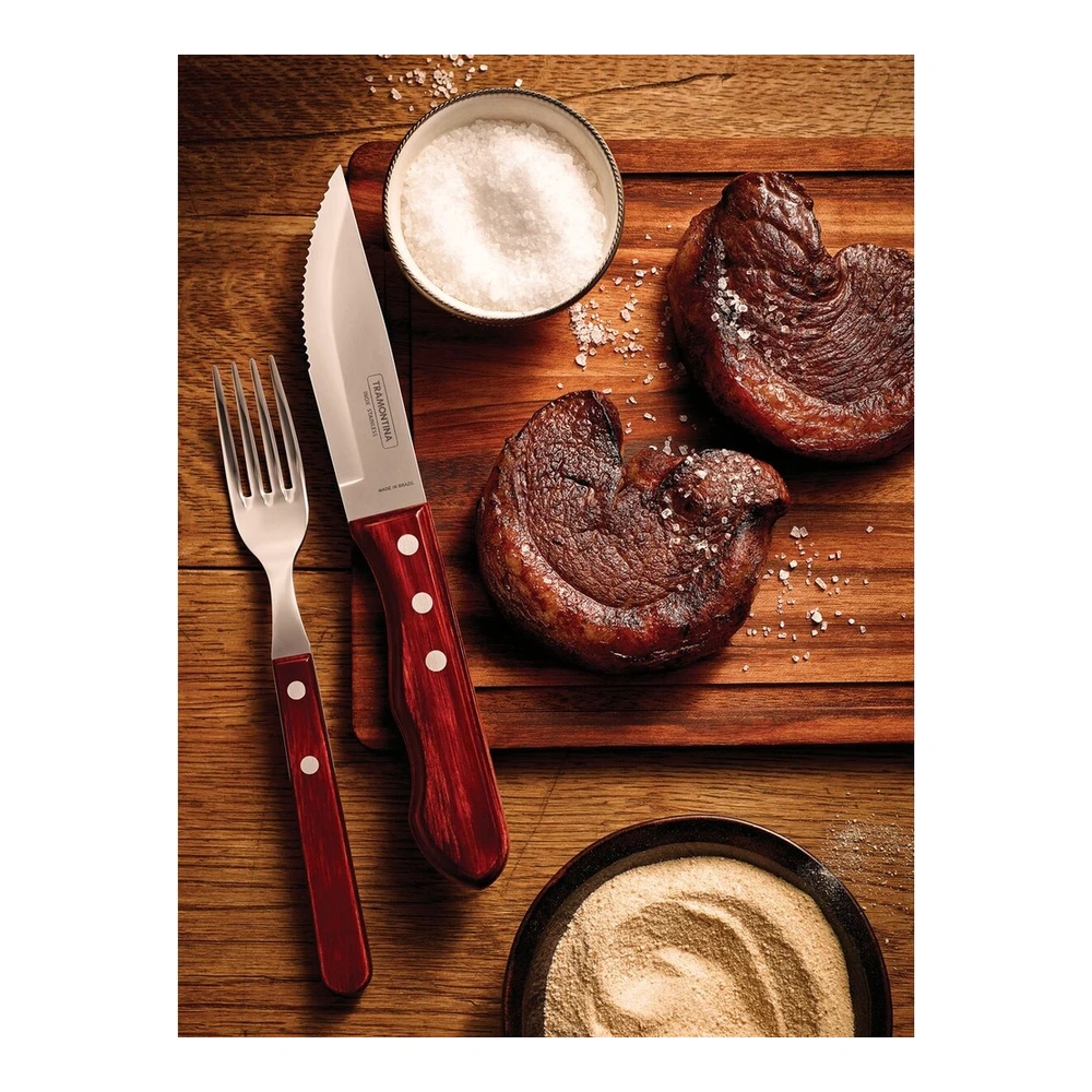 JUEGO  ASADO 12 PZAS POLYOOD TRAMONTINA T21199O 5