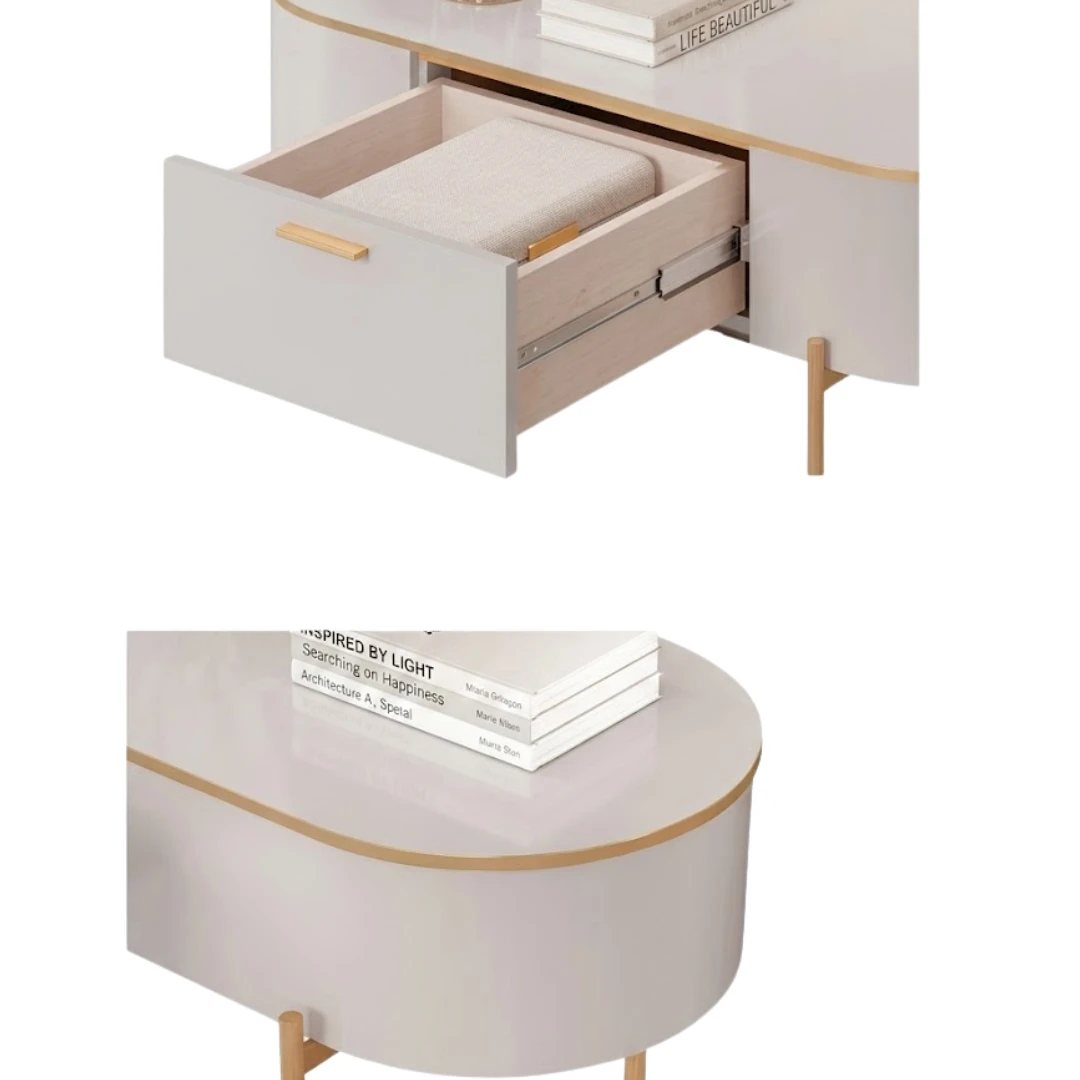 Mesa de Centro Unanime Celena Off White / Off White 2