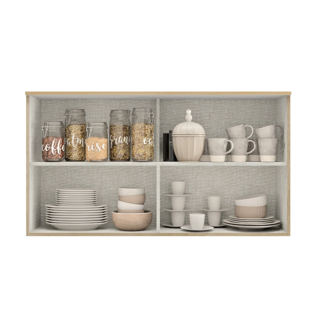 Alacena Unanime Finesse 120 cm 2 Puertas Capuccino 2