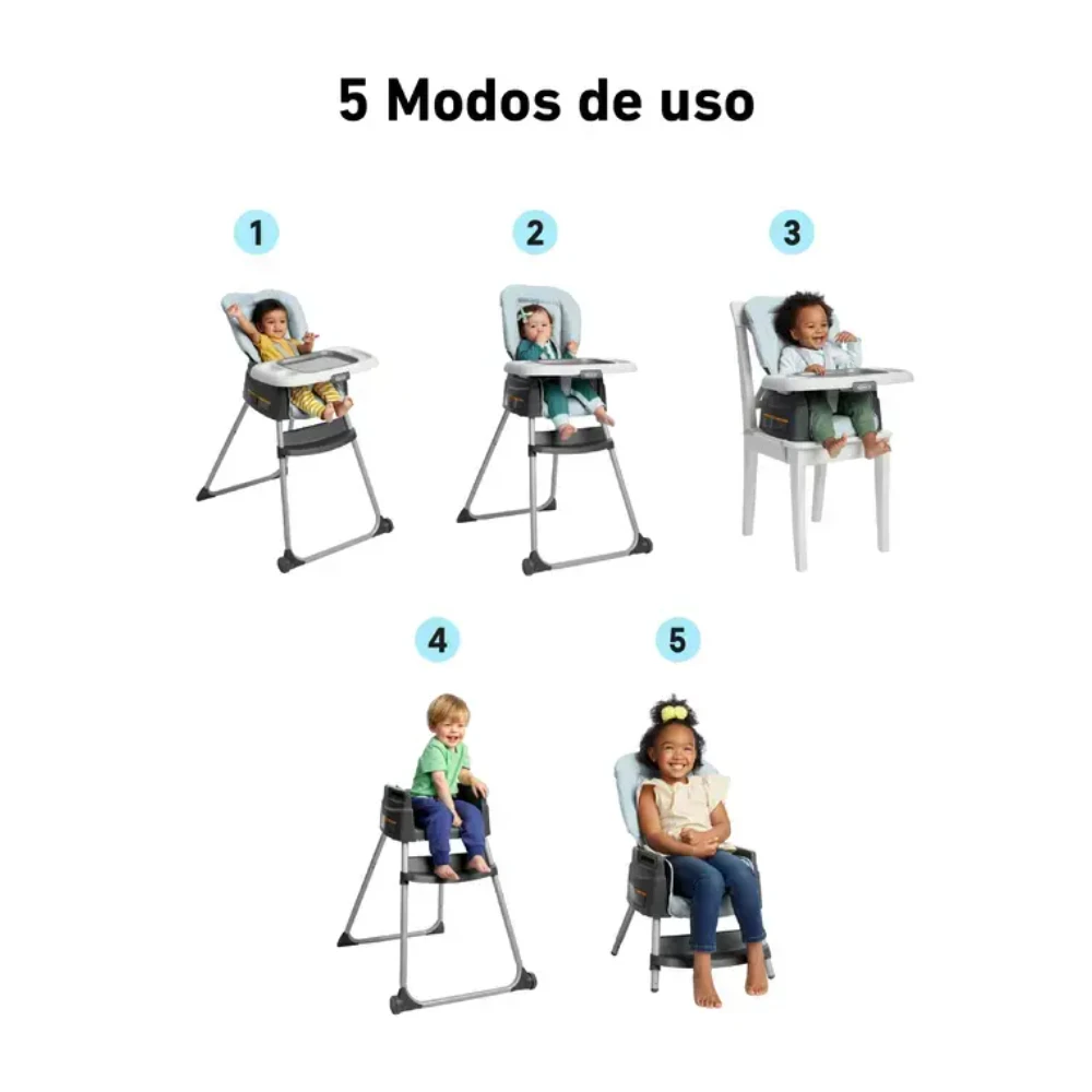 SILLA DE COMER GRACO MADE2GROW 5-EN-1 - HUDSON 2