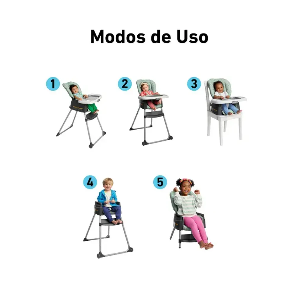 SILLA DE COMER GRACO MADE2GROW 5-EN-1 - TERRAZO 4