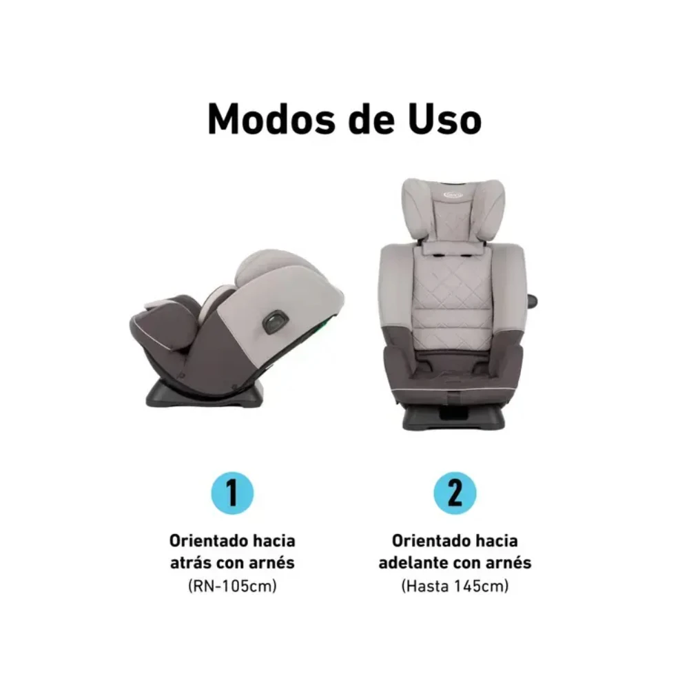 CAR SEAT GRACO SLIMFIT™ R129 2-EN-1 - IRON 4