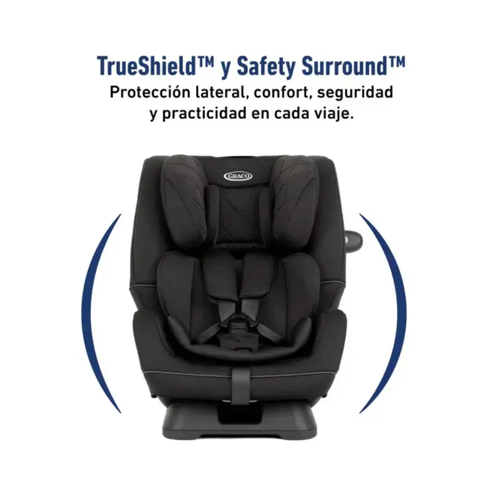 CAR SEAT GRACO SLIMFIT™ R129 2-EN-1 - MIDNIGHT 4