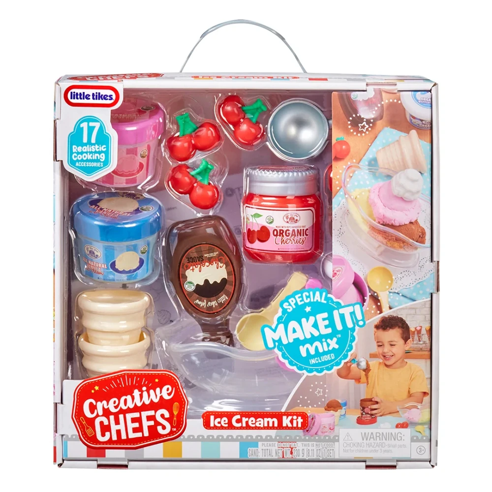JUGUETE LT LITTLE TIKES CREATIVE CHEFS ICE CREAM KIT