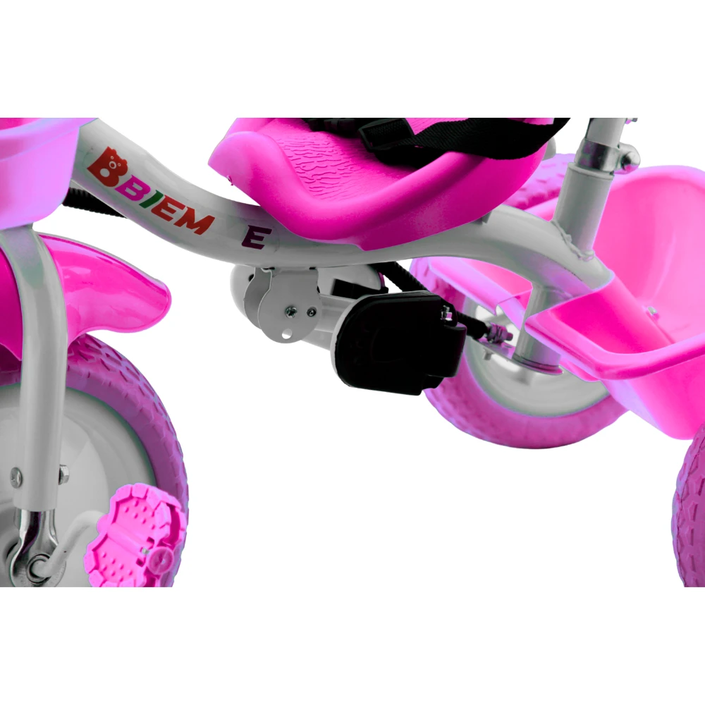 TRICICLO BIEMME LITTLE TRIKE ROSA HASTA 20 KG 2